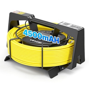 VEVOR 2026 Upgraded Sewer Camera with WiFi, 98.4ft/30m Drain Pipeline Camera, IP68 Snake Plumbing Cameras with Light- 12 LEDS, Wireless WiFi Connectivity to Phone/Tablet for Sewer Duct Pipe Inspection(98.4ft/30m)