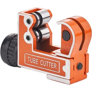 VEVOR 3PCS Tubing Cutter Set, 3/16″-2″ O.D. Copper Pipe Cutter, 1/8″-7/8″ O.D. Mini Tube Cutter and Deburring Tool, Heavy Duty Pipe Cutter Set for Copper, Aluminum, Stainless Steel, Plastic Pipes(1/8″-1-1/8″ O.d.)