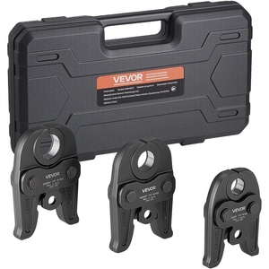 VEVOR 7PCS Pressing Jaws 1/4″ to 1-1/8″ – Compatible with RLS Copper Pipes, Work with 32KN Standard Press Tools for High Pressure HVAC/R Applications – with Case(32KN-VMP 1/2&3/4&1inch)