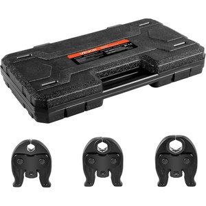 VEVOR 7PCS Pressing Jaws 1/4″ to 1-1/8″ – Compatible with RLS Copper Pipes, Work with 32KN Standard Press Tools for High Pressure HVAC/R Applications – with Case(24KN-Press 1/2&3/4&1inch)
