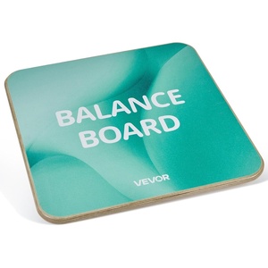 VEVOR Balance Board, 360° Rotating Wobble Board Trainer for Adults 3-Level Adjustable, Wooden Balance Training Equipment, Slip-Resistant Surface for Core Workout, Standing Desk Exercise, Home Gym