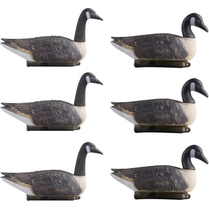 VEVOR Canada Goose Decoys, Outdoors Goose Decoy for Waterfowl Hunting, Durable Plastic Floaters with Ultra Realistic Paint, for Pool, Pond, Lake, Garden Yard Decoration, Easy to Carry and Use, 6-Pack