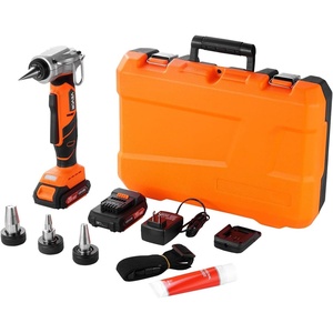 VEVOR Cordless Tube Expander, 20V Max Electric Tubing Expansion Tool for 1/2″, 3/4″, 1″ PEX-A Pipes, 22000RPM Pipe Expander with 3 Expanding Head, 2pcs 2AH Battery, Fast Charger & Carrying Case | 22000RPM Electric Tubing Expansion Tool with 3 Expanding Head, 2pcs 2AH Battery, Fast Charger & Carrying Case