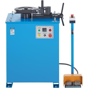 VEVOR Electric Tube Bending Machine, 1.5 KW Electric Tube Bender for 5/8 to 1-1/2 inch Pipes, Pipe Bender Machine with 5 Set Dies, Manual & Auto Modes and 180° Max Bending Angle (220V 60Hz 3-Phase)