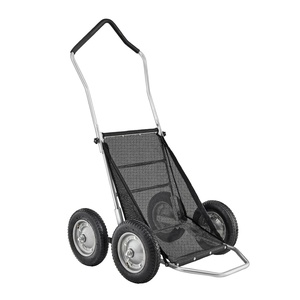 VEVOR Game Carts for Hunting, 300 LBS Deer Cart Game Hauler, Hawk Crawler, Hawk Hunting, All Terrain Folding Cart, Deer Hauling, Heavy-Duty Utility Gear Dolly for Hunting Fishing Hiking(500lbs/4wheels(Aluminum Frame))