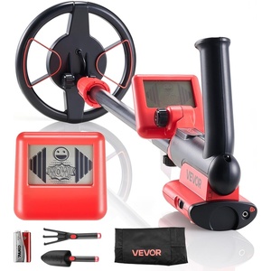 VEVOR Metal Detector for Adults & Kids, 8 Inch Waterproof Search Coil with High Accuracy Pointer Display, Adjustable 38”-49” Gold Detector, Lightweight Aluminum Stem for Detecting Gold Treasure(NEW-6inch)