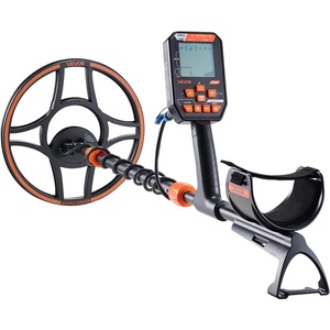 VEVOR Metal Detector for Adults & Kids, 8 Inch Waterproof Search Coil with High Accuracy Pointer Display, Adjustable 38”-49” Gold Detector, Lightweight Aluminum Stem for Detecting Gold Treasure(NEW-12inch Fully waterproof)