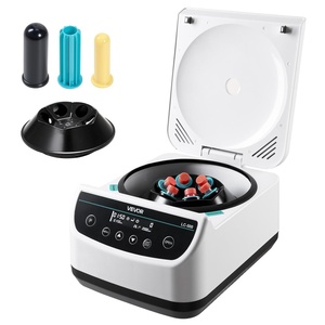 VEVOR Mini Centrifuge Machine, 3013xg RCF Electric Laboratory Centrifuge Machine with 2-in-1 Rotor for 0.2/1.5/2ml Tube Capacity, Fixed Speed 7000r/min, Low Noise, Widely Used in Various Experiments(50 ML)