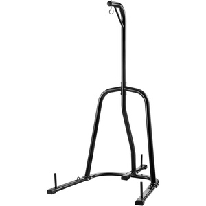 VEVOR Punching Bag Stand, Steel Heavy Duty Workout Training Equipment, Adjustable Height Boxing Punching Stand with Weighted Base, Holds Up to 140 lbs, Freestanding Sandbag Rack for Home Gym Fitness(Standard Punching Bag Stand)