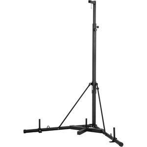 VEVOR Punching Bag Stand, Steel Heavy Duty Workout Training Equipment, Adjustable Height Boxing Punching Stand with Weighted Base, Holds Up to 140 lbs, Freestanding Sandbag Rack for Home Gym Fitness(Standard Punching Bag Stand with Weighted Base)