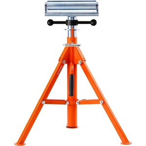 VEVOR Roller Stand, Heavy Duty 2500 LBS Load Capacity Tool Stand – 28″-52″ Height Adjustable – Foldable Space-Saving Design – for Woodworking and Metalworking Long Boards, Metal Pipes or Bars(Heavy Duty Roller Stand)
