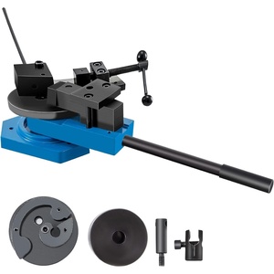 VEVOR SBG-40 Manual Bender High-Hardened Steel Scroll Bender Combination of Scroll Radius and Angle Bending Universal Metal Rod Bender For Steel Brass Cooper Aluminum(Large)