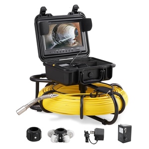 VEVOR Sewer Camera, 230 ft/70 m, 9″ Screen Pipeline Inspection Camera with DVR Function, 12 Adjustable LEDs, 16 GB SD Card, Waterproof IP68 for Sewer Line, Home, Duct Drain Pipe Plumbing(393ft/120m)