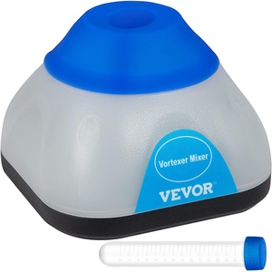 VEVOR Vortex Mixer, 3000RPM Mini Vortex Mixer Shaker, Touch Function Scientific Lab Vortex Shaker, Mix Up to 50ML, 6mm Orbital Diameter for Test Tube, Nail Polish, Eyelash Adhesives, Paint(Transparent)