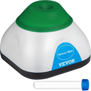 VEVOR Vortex Mixer, 6000rpm Mini Vortex Mixer Shaker Touch Function USB Charging Vortex Shaker, Mix Up to 50ML 6mm Orbital Diameter for Paint Tattoo Ink Test Tube Nail Polish, Test Tube Included(Green)