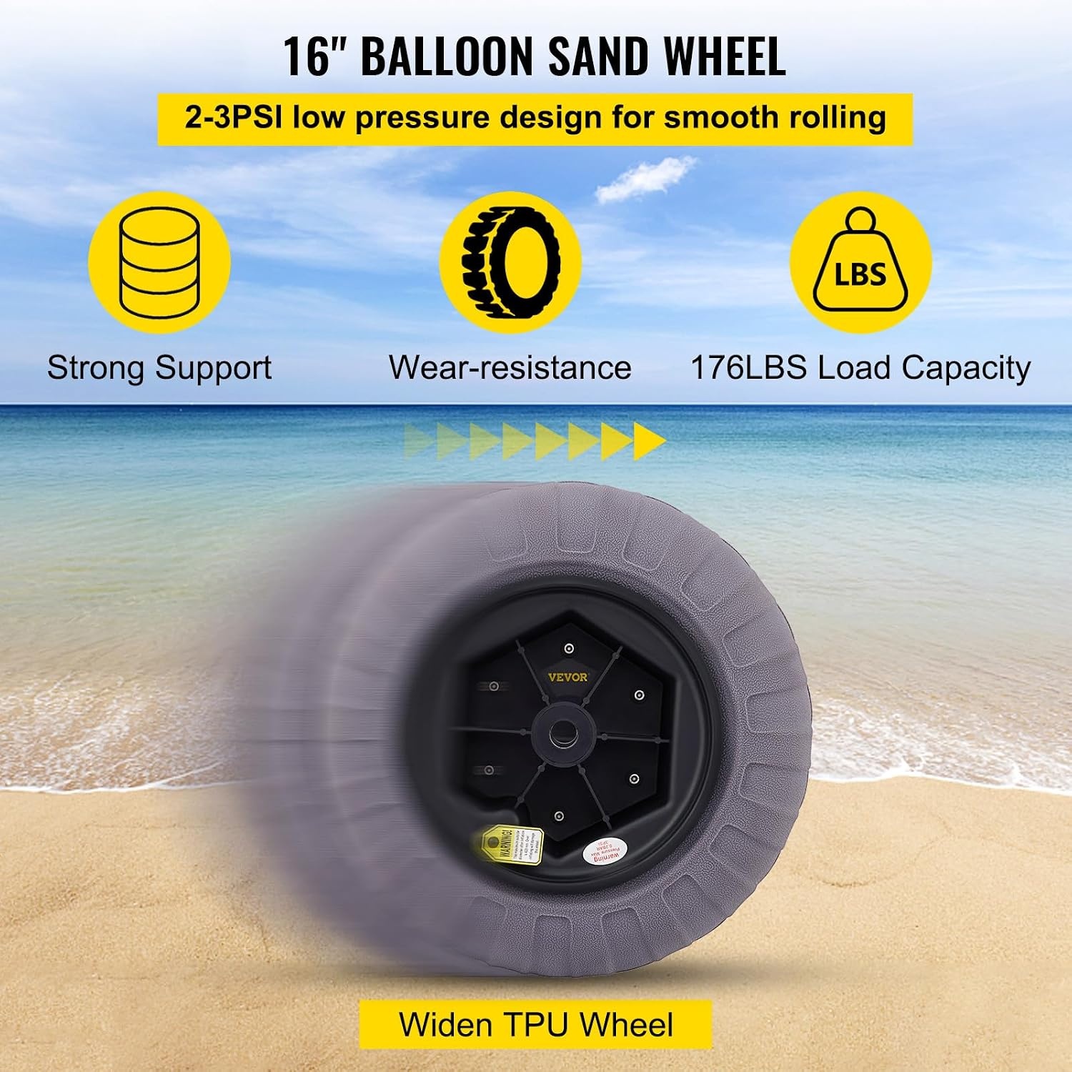 image:imageVEVOR Beach Balloon Wheels16