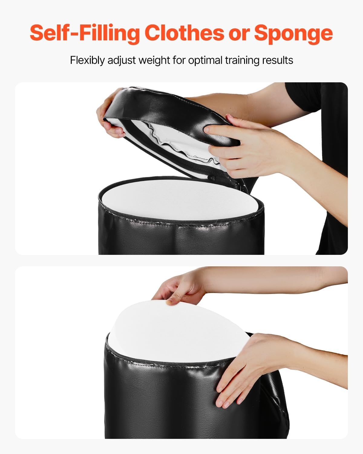 image:imageVEVOR Football Tackling Dummy 48 in Blocking Pad Equipment for Practice Heavy Duty Tackle Dummies with Handles Great for Contact Drills Kickboxing Martial Arts Sports Training 1PCS UNFILLED