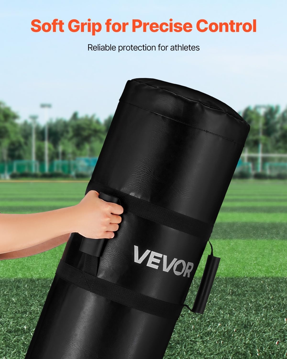 image:imageVEVOR Football Tackling Dummy 48 in Blocking Pad Equipment for Practice Heavy Duty Tackle Dummies with Handles Great for Contact Drills Kickboxing Martial Arts Sports Training 1PCS UNFILLED