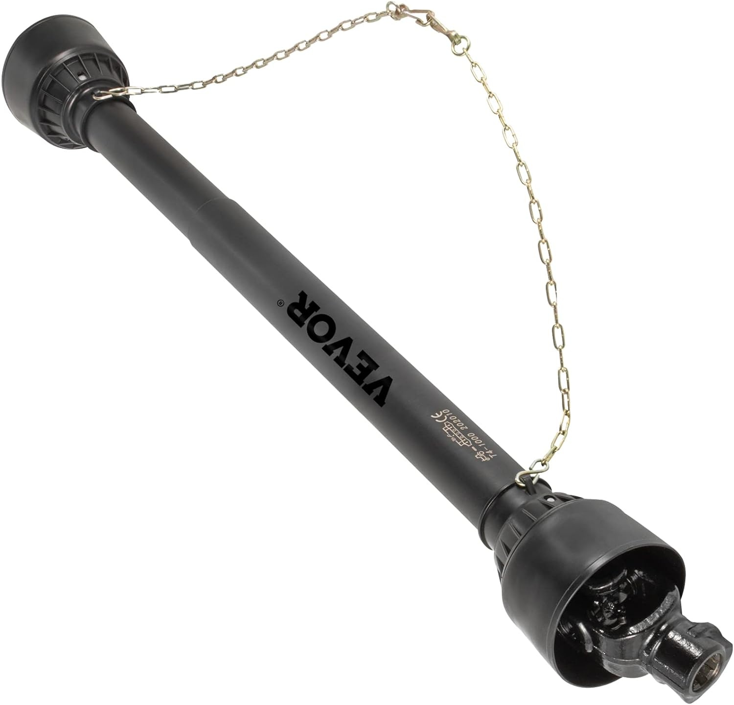 image:imageVEVOR PTO Shaft 138 PTO Drive Shaft 6 Spline Tractor End and Round Implement End PTO Driveline Shaft Tractor PTO Shaft 3039 Brush Hog PTO Shaft Black for Finish Mower Rotary Cutter5175