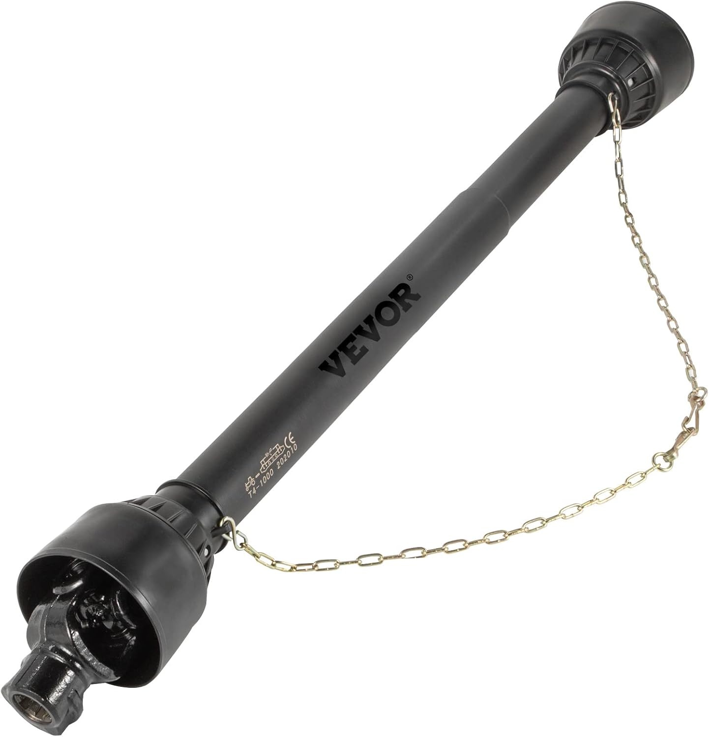 image:imageVEVOR PTO Shaft 138 PTO Drive Shaft 6 Spline Tractor End and Round Implement End PTO Driveline Shaft Tractor PTO Shaft 3039 Brush Hog PTO Shaft Black for Finish Mower Rotary Cutter5175