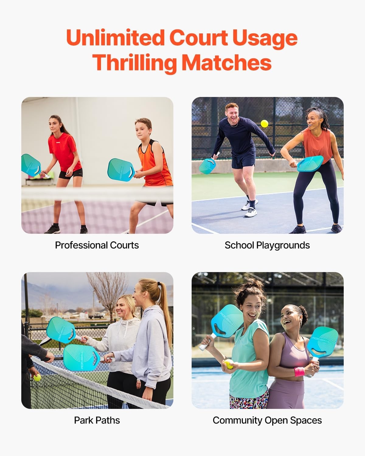 image:imageVEVOR Pickleball Paddle T700 Carbon Fiber Surface amp Honeycomb Core Pickleball Paddle with Increased Power amp Control amp Spin Pickle Ball Racket for Adults Men amp Women ChildrenCyan Gradient