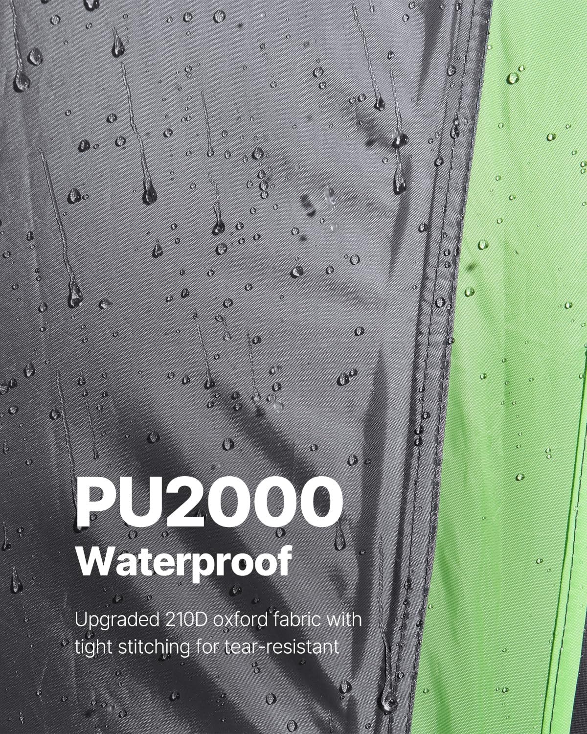 image:imageVEVOR SUV or Pickup Truck Camping Tents Waterproof Double Layer Design with Carry Bag Accommodates 29 Persons for Outdoor Activities5052 ft