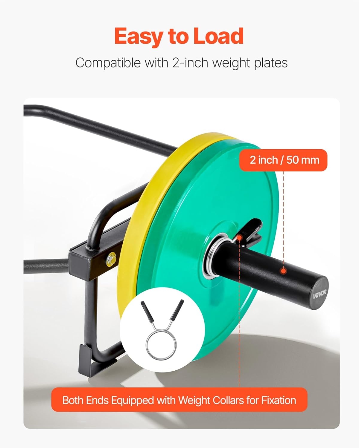 image:imageVEVOR Safety Squat Bar 700 amp 1500 LBS Plus 500 LBS Hex Barbell Trap Bar Ideal for Squats Deadlifts Lunges Rehab500 Pounds