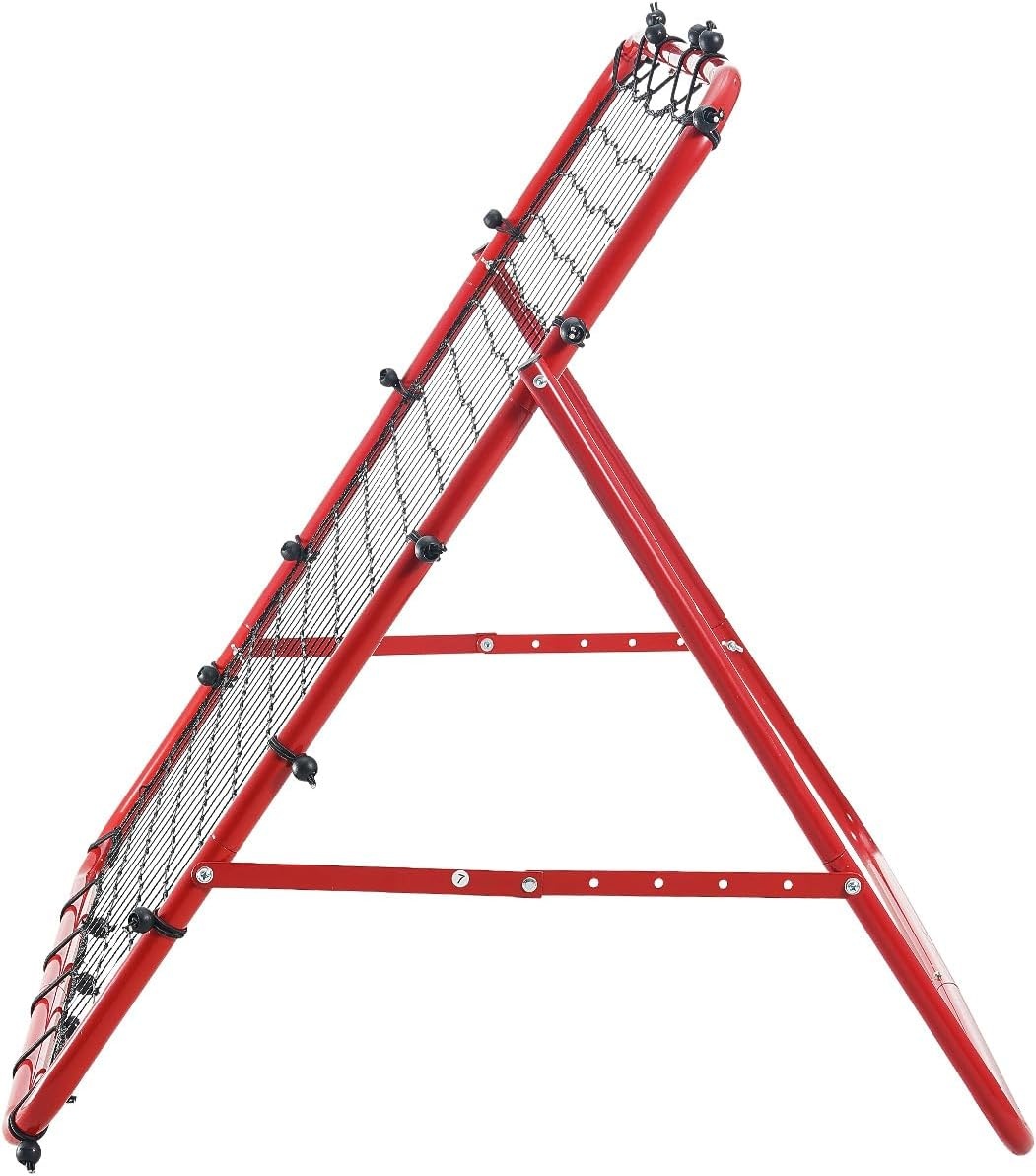 image:imageVEVOR Soccer Rebounder Net QuickSwitch Angle Soccer Goal Rebounder for Control Passing Practice HeavyDuty Iron Frame amp PE Net Easy Setup Ball Training Equipment for TeensampAdults 33x33FT