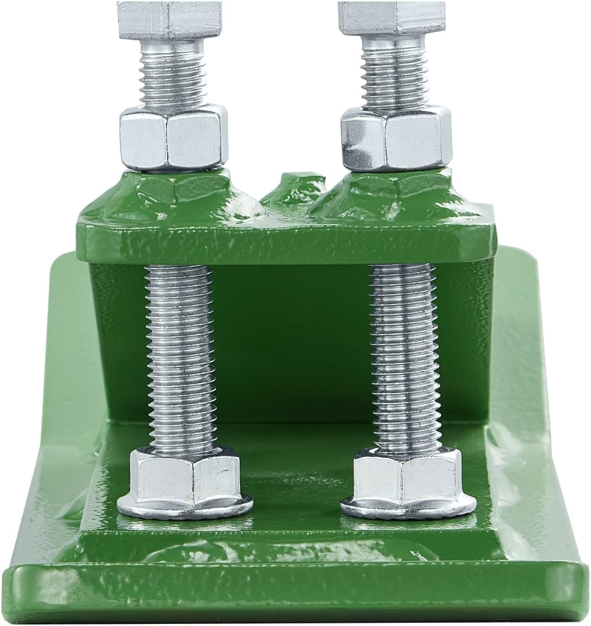 image:imageVEVOR Tractor Bucket Protector 2PCS Heavy Duty Steel Bucket Edge Protectors AntiSkid Device with Double Hexagon Lock Nuts and Bolts for Snow Leave Removal amp Spreading Gravel RedGreen