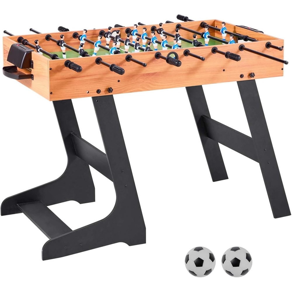 image:imageVEVOR Foosball Table 55 inch  42 inch Standard Size Foosball Table Indoor Full Size Football Table for Home Family and Game Room Soccer with Durable Soccer SetBlue