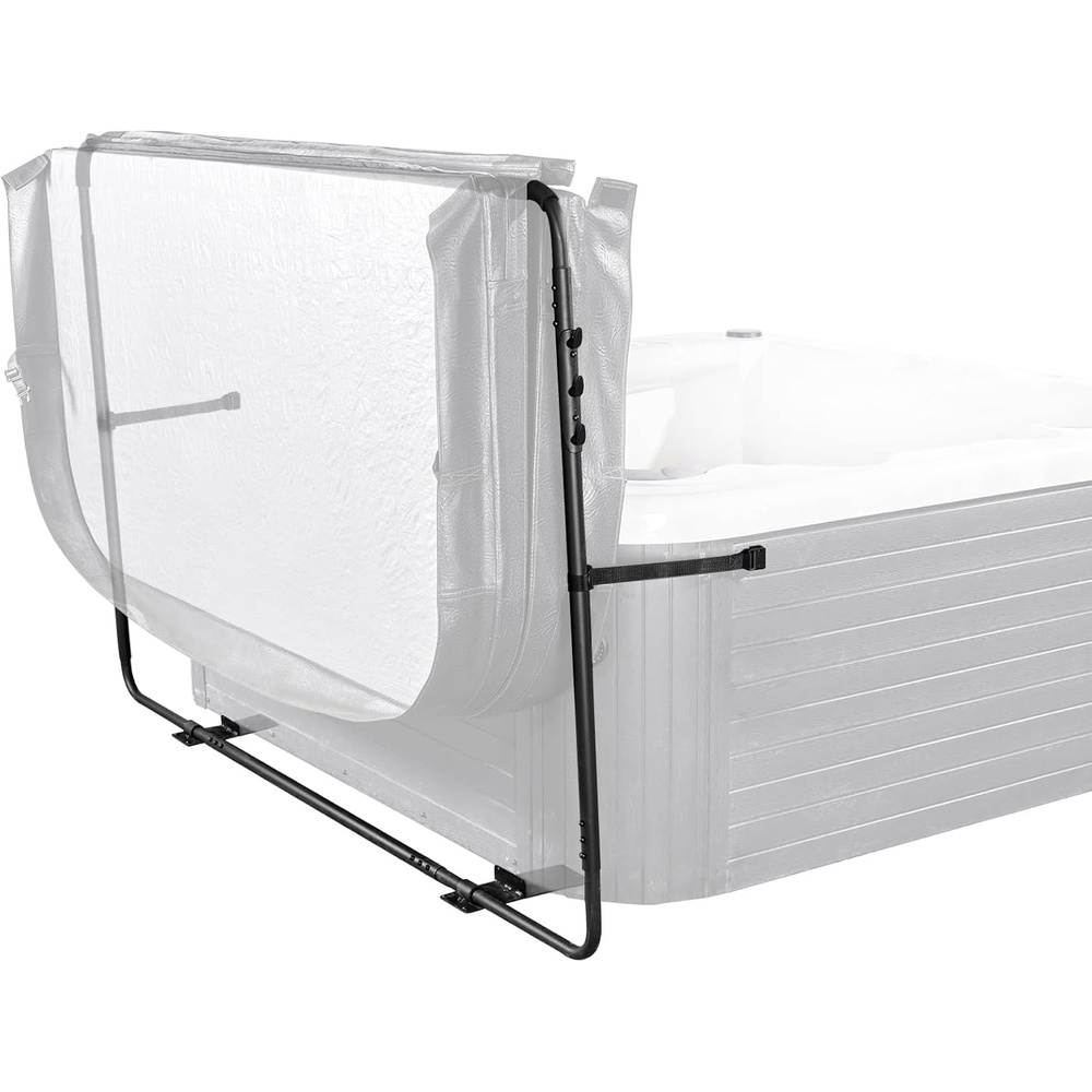 image:imageVEVOR Hot Tub Cover Lift Height 315413 Width 53925 Adjustable Installed at The Bottom on One Side Suitable for Various Sizes of Rectangular Bathtubs Hot Tubs Spa BlackManual  Bottom on One Side  DCX01