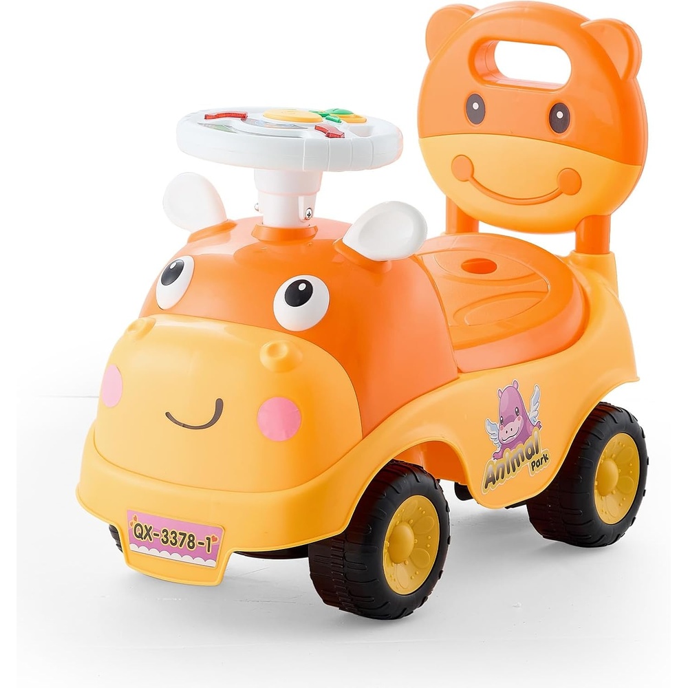 image:imageVEVOR Ride On Toddler Push Car Push Car for Toddler 19 to 36 Months Kids Ride On Toy with Horn amp Music 485 lbs Load Capacity Underseat Storage FoottoFloor Walker for Toddlers Boys GirlsColorful