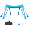 Blue-10*10 FT (4 Pole+8 Sandbags)
