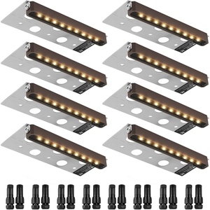 VEVOR 12 Pack Low Voltage Landscape Path Lights, 3W 210LM 12V-24VAC/DC Outdoor LED Pathway Lighting, 3000K Warm White Walkway Lights with Quick Connectors, IP66 Waterproof for Yard Garden Sidewalk(Outdoor-Landscape Lights)