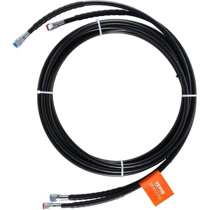 VEVOR 20ft Hydraulic Steering Hose, Outboard Hose Kit, 2-Pack Leak-Proof TPEE Hoses, Compatible with Marine Outboard Steering Systems up to 300 HP, Easy Installation, No Cutting Needed(20ft*2)