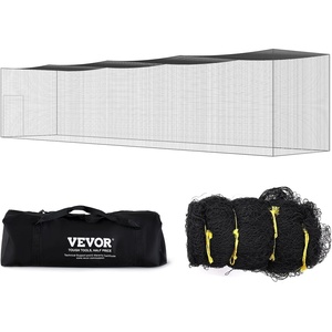 VEVOR Baseball Batting Netting,10/35/55/70 FT Golf Softball Baseball Batting Hitting Training Net, Professional Practice Portable Pitching Cage, Battings Cages Netting for Indoor, Outdoor (NET ONLY)(55 FT ONLY NET)