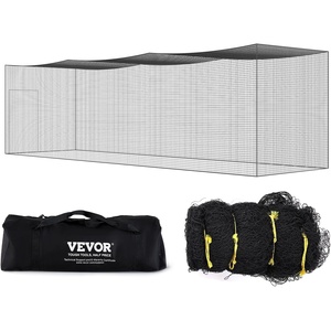 VEVOR Baseball Batting Netting,10/35/55/70 FT Golf Softball Baseball Batting Hitting Training Net, Professional Practice Portable Pitching Cage, Battings Cages Netting for Indoor, Outdoor (NET ONLY)(35 FT ONLY NET)
