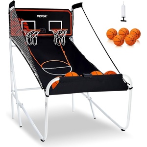 VEVOR Basketball Arcade Game Indoor, 2 Player Indoor Basketball Game, Home Dual Sport with 8 Game Modes, Electronic Scoreboard, and Inflation Pump,Adults(Fodable-Advanced)