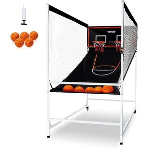 VEVOR Basketball Arcade Game Indoor, 2 Player Indoor Basketball Game, Home Dual Sport with 8 Game Modes, Electronic Scoreboard, and Inflation Pump,Adults(Unfoldable & Biggest Design)