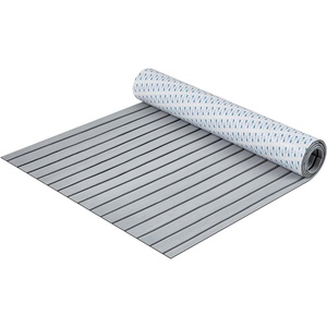 VEVOR Boat Flooring – EVA Foam Decking 94.5″ x 45.7″, Non-Slip Self-Adhesive, 29.9 sq.ft Marine Carpet for Yacht, Pontoon, Kayak(Gray With Black Seam Lines)