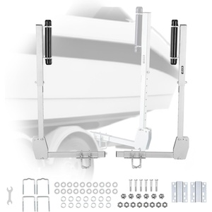 VEVOR Boat Trailer Guide, 16.7″- 60″ Adjustable Design Trailer Guide Poles, 2PCS Trailer Guide-Ons for Ski Boat, Fishing Boat or Sailboat Trailer(28.7″-40.7″)