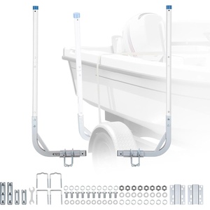 VEVOR Boat Trailer Guide, 16.7″- 60″ Adjustable Design Trailer Guide Poles, 2PCS Trailer Guide-Ons for Ski Boat, Fishing Boat or Sailboat Trailer(31″/48″)