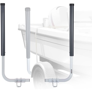 VEVOR Boat Trailer Guide, 16.7″- 60″ Adjustable Design Trailer Guide Poles, 2PCS Trailer Guide-Ons for Ski Boat, Fishing Boat or Sailboat Trailer(40″/48″)