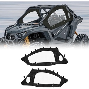 VEVOR Cab Enclosure Upper Doors, Compatible with Polaris RZR XP4 1000/Turbo 2014-2023, Soft Upper Doors, Windproof Upgraded Zipper UTV Soft Side Window Kit, Work with Side Mirrors and Windshields(Polaris RZR PRO XP/Turbo R 2020-2024)