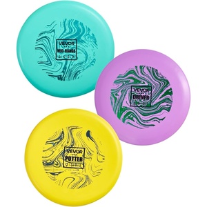 VEVOR Disc Golf Set, 5 PCS Beginners Flying Discs, Disc Golf Starter Set for Full-Body Strength Training, with Putter, Mid-Range, Driver, Mini Marker, for Outdoor Backyard, Lawn, Beach(3 Pcs)