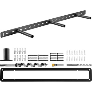 VEVOR Floating Shelf Bracket 1 Pack, 190 lbs/86 kg Weight Capacity, 34×6.2×1.5 inch / 863.6×157.4×38.1 mm, Heavy Duty Hidden Shelf Brackets Support, Wall Mounting Invisible Floating Shelves Bracket