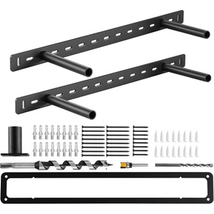 VEVOR Floating Shelf Brackets 2 Pcs, 150 lbs/68 kg Weight Capacity, 22×6.2×1.5 inch / 558.4×157.4×38.1 mm, Heavy Duty Hidden Shelf Brackets Support, Wall Mounting Invisible Floating Shelves Bracket