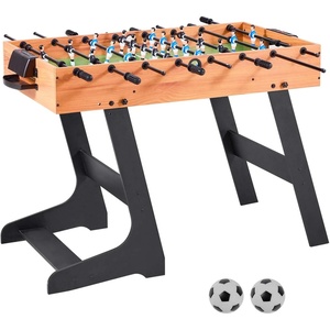 VEVOR Foosball Table, 55 inch / 42 inch Standard Size Foosball Table, Indoor Full Size Football Table for Home, Family, and Game Room, Soccer with Durable Soccer Set(Blue)