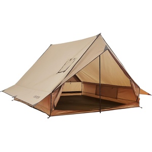 VEVOR Hot Tent, Camping Tipi Hot Tents with Stove Jack, Portable Winter Camping Tents with Snow Skirt, Easy Setup, Waterproof 4 Season Shelter Tents for Fishing Backpacking(2 Persons+triangular)