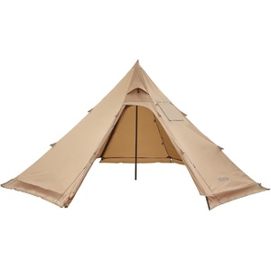 VEVOR Hot Tent, Camping Tipi Hot Tents with Stove Jack, Portable Winter Camping Tents with Snow Skirt, Easy Setup, Waterproof 4 Season Shelter Tents for Fishing Backpacking(4 Persons)